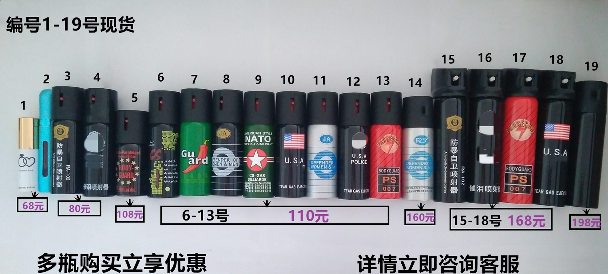 防身噴霧催淚劑
